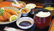 かきフライランチ